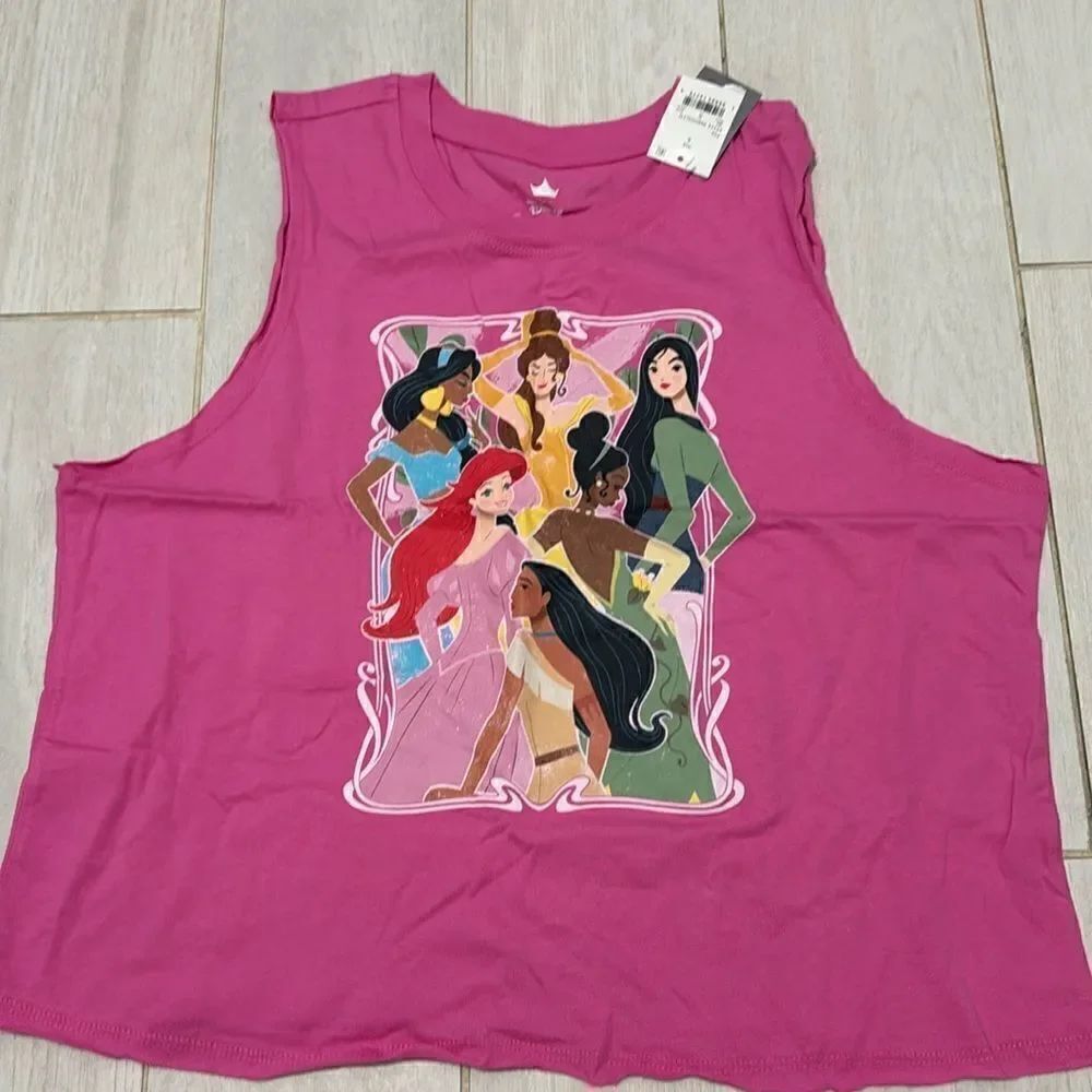 NWT Disney princess pink tank top small